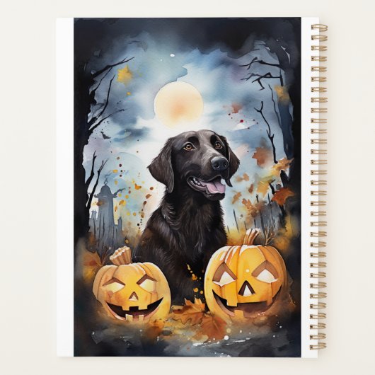 ハロウィーンノバスコシアとカボチャ怖い プランナー手帳 (裏面)