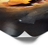 ハロウィーンノバスコシアとカボチャ怖い ポスター (コーナー)