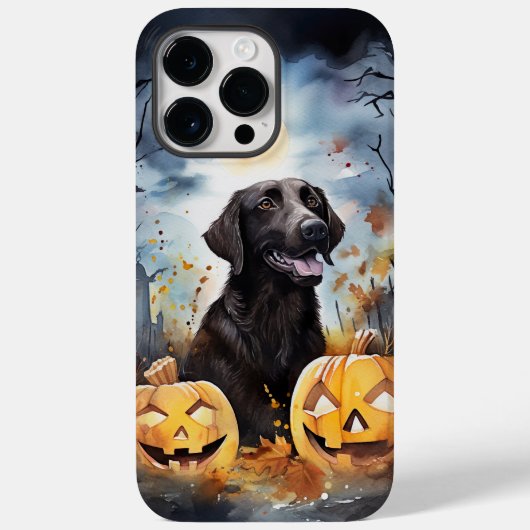 ハロウィーンノバスコシアとカボチャ怖い Case-Mate iPhoneケース (裏面)
