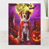 ハロウィーンノバスコシアダックトラーヴァンパイアパンプキン カード (正面)