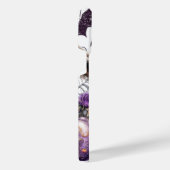 ハロウィーンハイランドカウウィッチパープルカボチャ iPhoneケース (右側面)