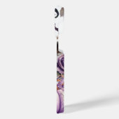 ハロウィーンハイランドカウウィッチパープルカボチャ iPhoneケース (左側面)