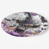 ハロウィーンハイランドカウズ紙プレート ペーパープレート (アングル)