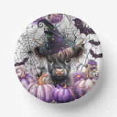 ハロウィーンハイランドカウズ紙ボウル ペーパーボウル (正面)