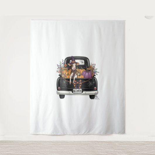 ハロウィーンハイランドカウズ タペストリー (正面)