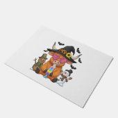 ハロウィーンハイランドカウズ(2) ドアマット (アングル)