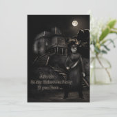 ハロウィーンハウスパーティの招待状 招待状 (スタンド正面)