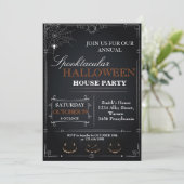 ハロウィーンハウスパーティの招待状 招待状 (スタンド正面)