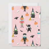 ハロウィーンハウスパーティの招待状 招待状 (裏面)