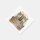 ハロウィーンハウスパーティー スタンダードカクテルナプキン (角)