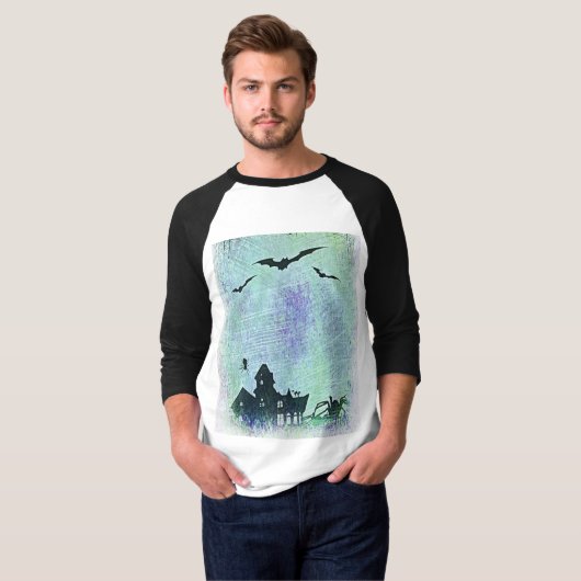 ハロウィーンハウス |クモ+こうもり! Tシャツ (正面フル)