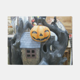 ハロウィーンハウス ドアマット