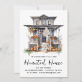 ハロウィーンハウス |玄関ドアの動きのお知らせ 案内状 (正面)