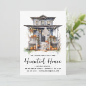 ハロウィーンハウス |玄関ドアの動きのお知らせ 案内状 (スタンド正面)