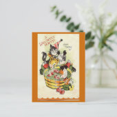 「ハロウィーンハウディ」ヴィンテージハロウィンカード ポストカード (スタンド正面)