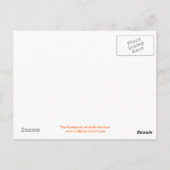 ハロウィーンハガキ魔女キャットカボチャ ポストカード (裏面)