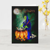 ハロウィーンハガードウィッチ攪拌ポット カード (黄色い花)