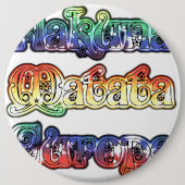 ハロウィーンハクナマタヨーロッパ.png 缶バッジ (正面)