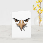 ハロウィーンハゲのワシ顔衣装キッズかわいいテーマ カード (黄色い花)