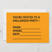 ハロウィーンハッシー 招待状 (裏面)