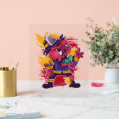 ハロウィーンハッピーハローウィン消防服 アクリルサイン (ウェディング)