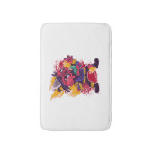 ハロウィーンハッピーハローウィン消防服 バスマット (正面縦)