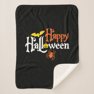 ハロウィーンハッピーハローウィン誕生日 シェルパブランケット