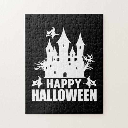 ハロウィーンハッピーハローウィン誕生日 ジグソーパズル (縦)