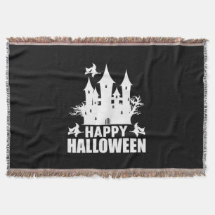 ハロウィーンハッピーハローウィン誕生日 スローブランケット