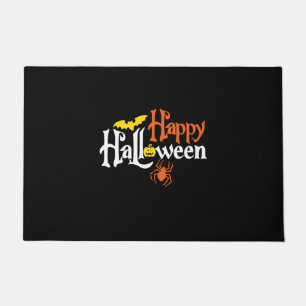 ハロウィーンハッピーハローウィン誕生日 ドアマット