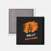 ハロウィーンハッピーハローウィン誕生日 マグネット (正面/裏面)