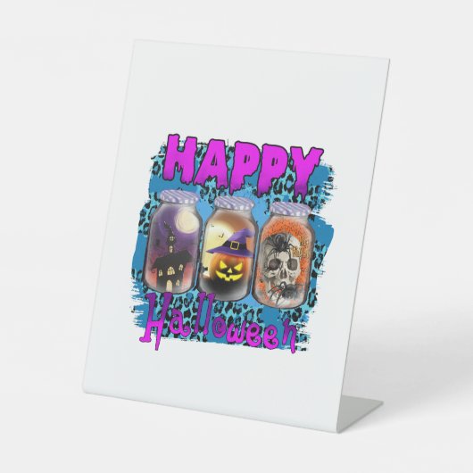 ハロウィーンハッピーハローウィン誕生日 台座サイン (正面)