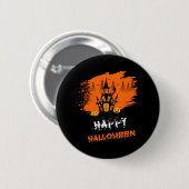 ハロウィーンハッピーハローウィン誕生日 缶バッジ (正面&裏面)