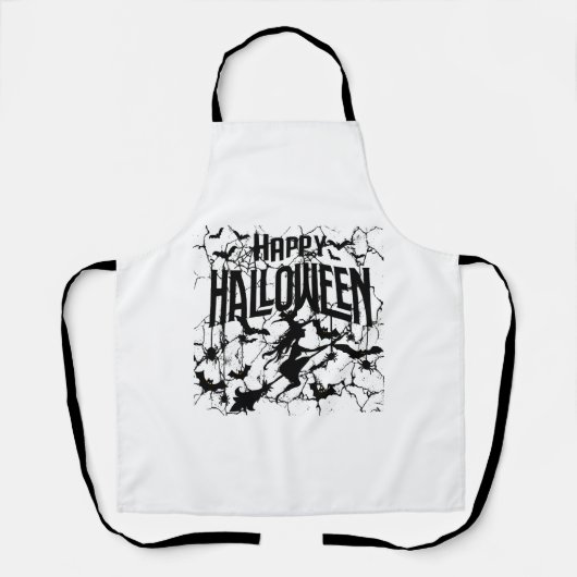 ハロウィーンハッピーハローウィン エプロン (正面)