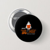 ハロウィーンハッピーハローウィン 缶バッジ (正面&裏面)