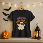 ハロウィーンハッピーハントクール幽霊 Tシャツ