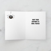 ハロウィーンハッピーバースデーカード カード (内部)