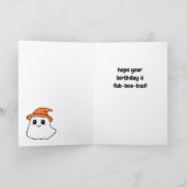 ハロウィーンハッピーバースデーカード カード (内部)