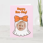 ハロウィーンハッピーバースデーカード カード (正面)