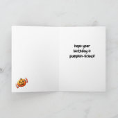 ハロウィーンハッピーバースデーカード カード (内部)