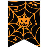 ハロウィーンハッピーバースデー バンティングフラッグ (第1の旗)