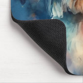 ハロウィーンハバニーズとカボチャ怖い マウスパッド (コーナー)