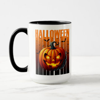 ハロウィーンハボク – ジャックとこうもり マグカップ