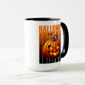 ハロウィーンハボク – ジャックとこうもり マグカップ (正面右)