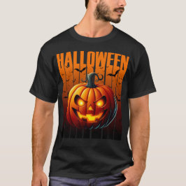 ハロウィーンハボク – ジャックとこうもり Tシャツ