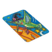 ハロウィーンハミングバード&ハロウィーンのカボチャのちょうちんウィムシー マグネット (右側)