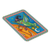 ハロウィーンハミングバード&ハロウィーンのカボチャのちょうちんウィムシー マグネット (右側)