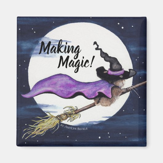 ハロウィーンハムスター磁石バイビアール マグネット (正面)