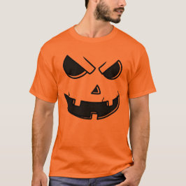 ハロウィーンハロウィーンのカボチャのちょうちんカボチャ顔Tシャツ Tシャツ