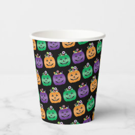 ハロウィーンハロウィーンのカボチャのちょうちんキャンディパイル 紙コップ